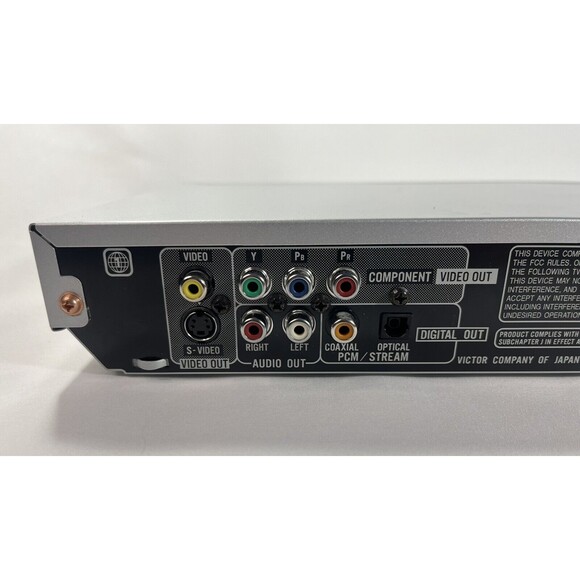 JVC XV-N44SL Silver DVD Player No Remote Tested Working - Picture 8 of 12